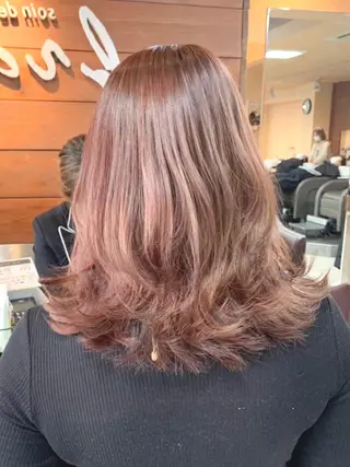 ミディアム 🫧艶髪カラー🫧 森本くるみのヘアスタイル