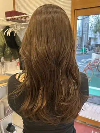 ロング カラー 韓国ヘア ‎⟡.·KANA🐥のヘアスタイル