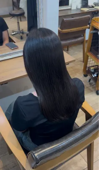 ロング 八木 輝のヘアスタイル