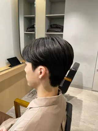 ショート パーマ メンズ マエダ リョウのヘアスタイル