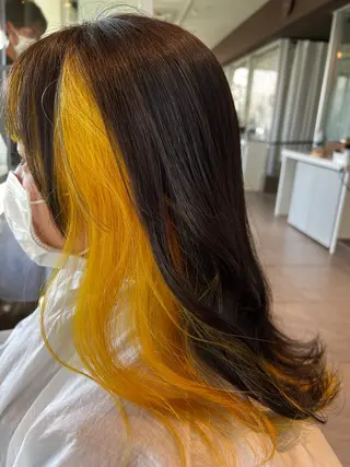 ロング カラー NAGONSTYLE 高塩知輝のヘアスタイル
