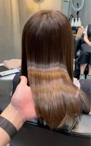 ロング パーマ 【レイヤーカット】 関根【コテ巻パーマ】のヘアスタイル