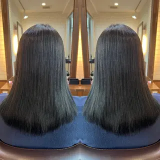ミディアム カラー 🫧髪質改善×艶髪 🫧根本泰成🫧のヘアスタイル