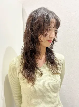 ロング パーマ balance.赤田 蒼空のヘアスタイル