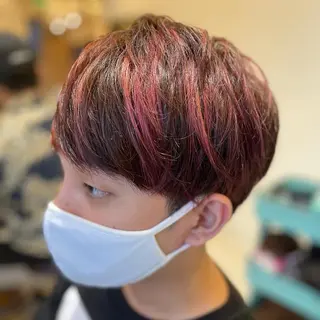 カラー メンズ Lian山田 駿のヘアスタイル