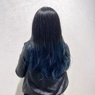 ロング カラー 田中 和可のヘアスタイル