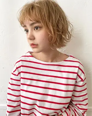 ショート 野村 百花のヘアスタイル