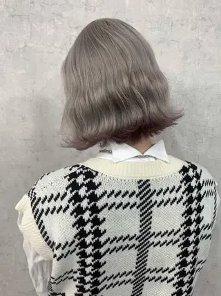 ショート カラー パーマ ヘアアレンジ メンズ キッズ ネイル マツエク・マツパ アイブロウ Eirデザイナーズ サロン茶屋町tomoのヘアスタイル