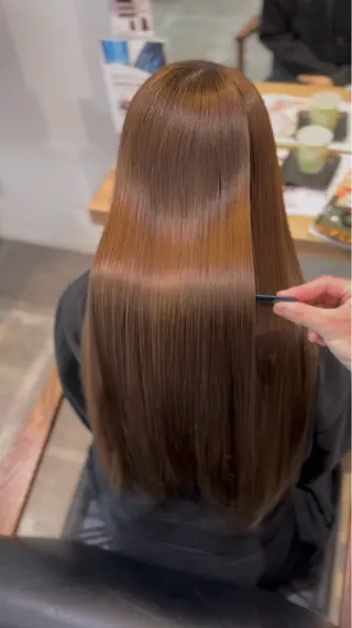 ロング 艶カラー /顔周り◎ 小川泰輝🫧のヘアスタイル