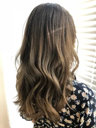 ロング カラー ヘアアレンジ レイヤー×ヘッドスパ *保田遥*のヘアスタイル