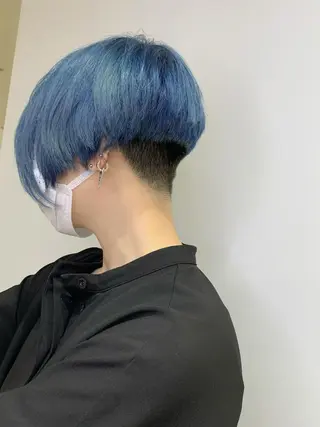 ショート カラー ヘアアレンジ 近藤千翔🩵 髪質改善Periodのエステ・リラクイメージ