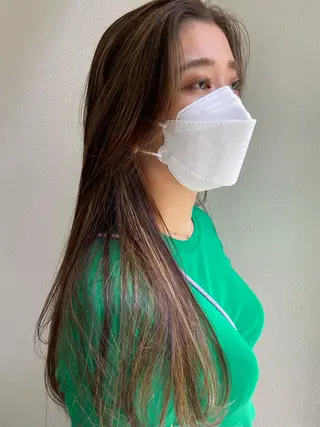 ロング ボブ/透明感カラー 🧸YUI❤️のヘアスタイル