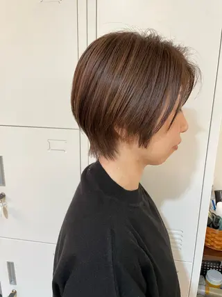 ショート カラー 似合わせカット得意 仁井亮のヘアスタイル