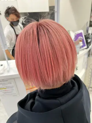 ミディアム カラー 山森 大地のヘアスタイル