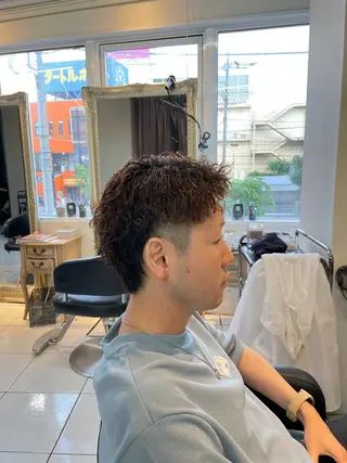パーマ メンズ パーマ特化美容師 茂木広幸のヘアスタイル