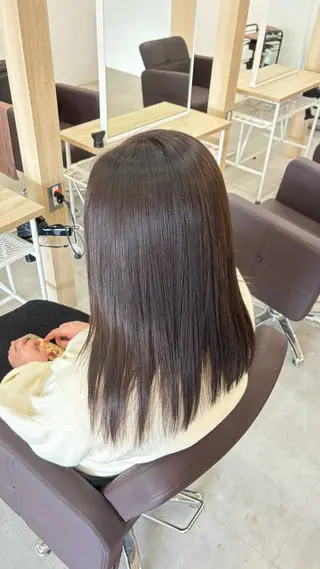 ミディアム カラー Agu hair amao 筑後店所属・Agu. / KAEDEのヘアスタイル