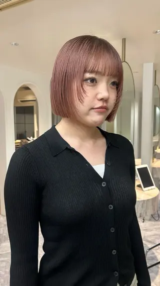 ショート じゅわっと暖色カラー 🍊Moemiのヘアスタイル