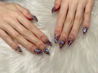 ミディアム ネイル 《LB》ラブリエ Nail&eyeのマツエク・マツパデザイン