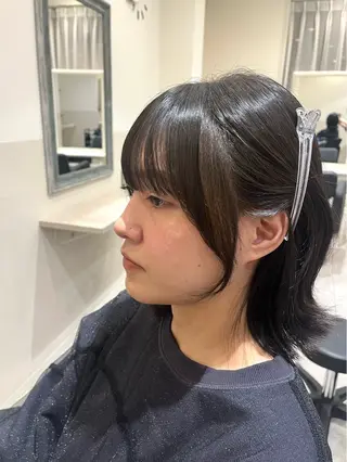 ショート 堤　葵生/透明感カラ ー/髪質改善縮毛矯正のヘアスタイル
