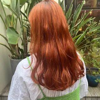 セミロング カラー 当日予約大歓迎💗 依田瑞希のヘアスタイル