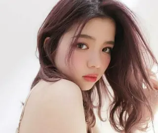 セミロング カラー パーマ ヘアアレンジ ✂️✂️徳　田✂️ ✂️のヘアスタイル