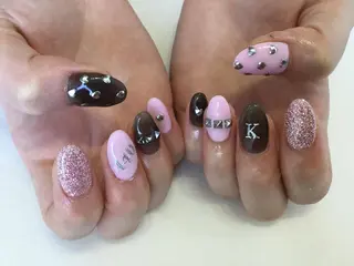 ネイル 💎🐰 saki. m 🐰💎のネイルデザイン