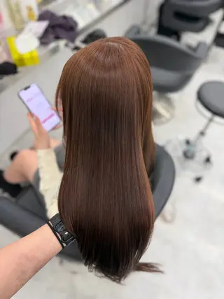 カラー 透ける透明感カラー 🎀anju/渋谷のヘアスタイル