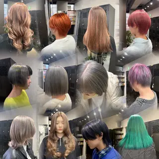 カラー ルシ🎨/ハイトーン デザイン/髪質改善のヘアスタイル