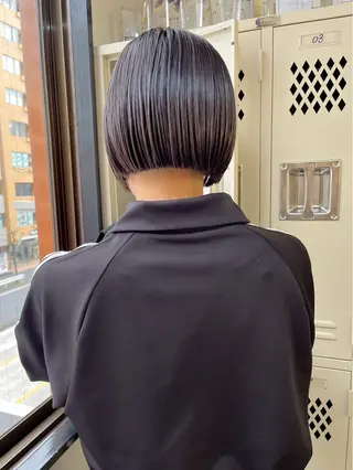 ショート 🌙透明感カラー ×カット リナ🌙のヘアスタイル