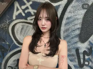 セミロング 中島 雄斗のヘアスタイル