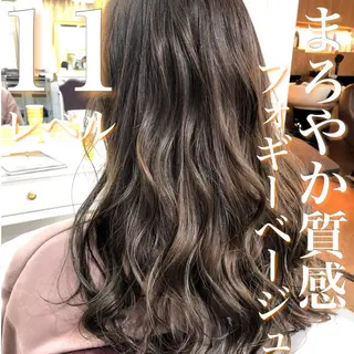 ミディアム カラー Soleria 田中慎一のヘアスタイル