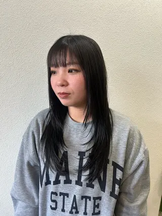 ロング カラー ﾖｼﾀﾞ ﾕｶのヘアスタイル