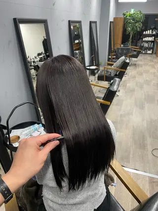 ロング カラー マツダ レンのヘアスタイル
