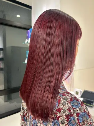 ミディアム カラー にった みずきのヘアスタイル