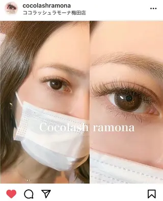 マツエク・マツパ ココラッシュ AYACOのマツエク・マツパデザイン