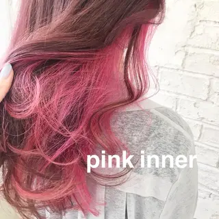 ロング カラー オリーブ/アッシュ やわらか透明感カラーのヘアスタイル