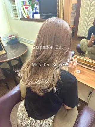 ロング カラー 🌱ケミカル美容師 未来を綺麗に🌱優吾のヘアスタイル