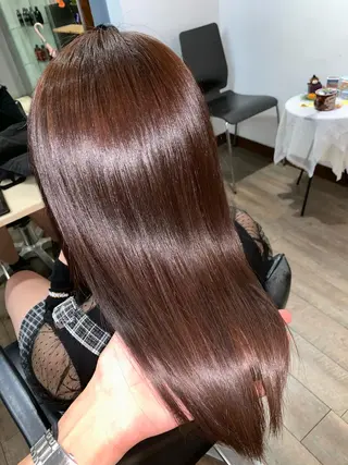 ミディアム 縮毛矯正/髪質改善 井上智秀のヘアスタイル