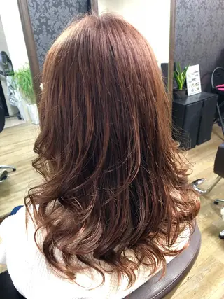 ミディアム カラー ヘアアレンジ 池田 景子のヘアスタイル
