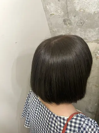 ミディアム ニュアンスカラー/ 🫧レミ(坊主)のヘアスタイル