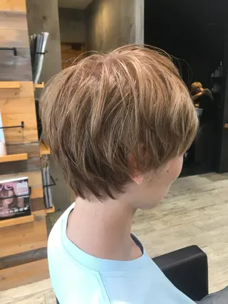 ミディアム カラー パーマ ヘアアレンジ メンズ キッズ ネイル マツエク・マツパ EnBlesS西宮 マンツーマン神道有基のヘアスタイル