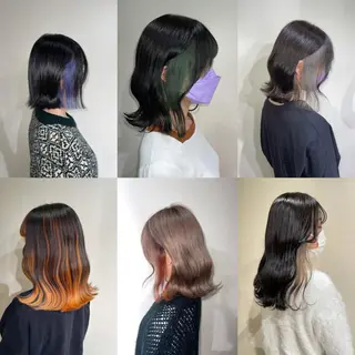 ショート カラー ムラ修正.ブリーチ エクステ🤍アミルのヘアスタイル