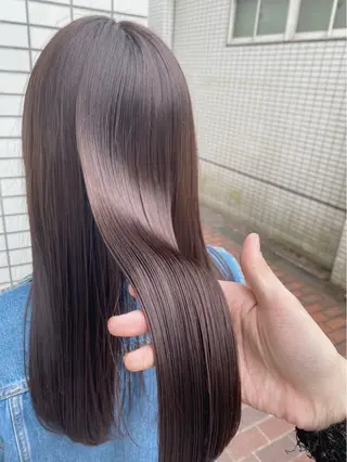 ロング 米元 ひなののヘアスタイル