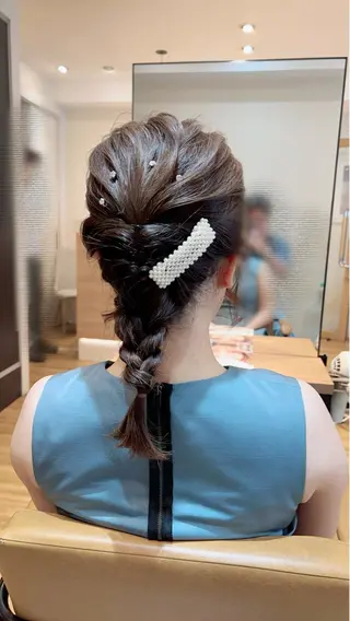 ヘアアレンジ 🍒艶髪✨ 秋冬🍒モテヘアー✨のヘアスタイル