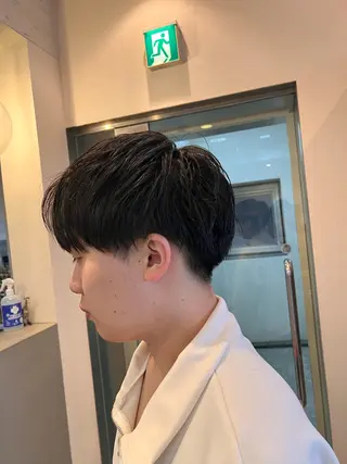 メンズ 透明感・艶感 小坂隼斗のヘアスタイル