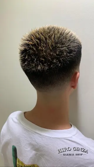 ショート メンズ 猪井 明のヘアスタイル