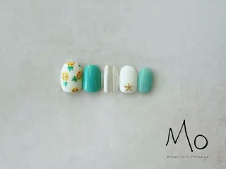 ネイル マミーナオレンジ 須田のネイルデザイン
