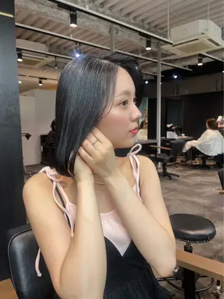 ミディアム 韓国風style ❤︎　古庄美月のヘアスタイル