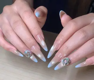 ネイル By moonネイル 🌷ワンホン/韓国風のネイルデザイン