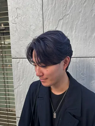 カラー メンズ メンズ特化✨️ 韓国風パーマ🔥一八のヘアスタイル